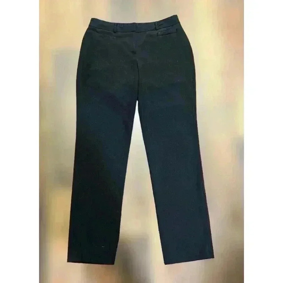 Larry Levine Black‎ Dress Pants, Size 8 - Picture 1 of 5